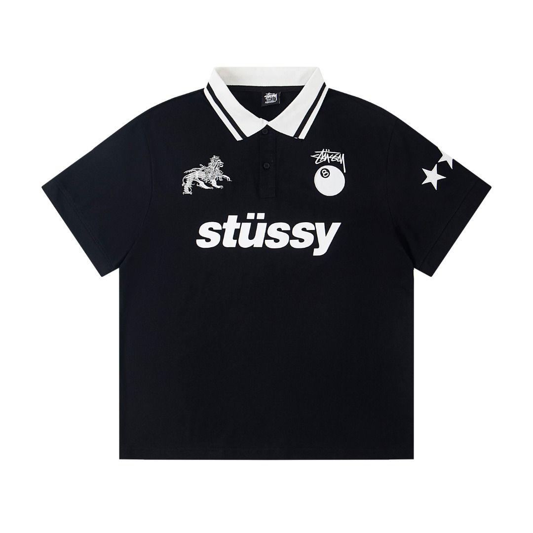 Stussy polo black