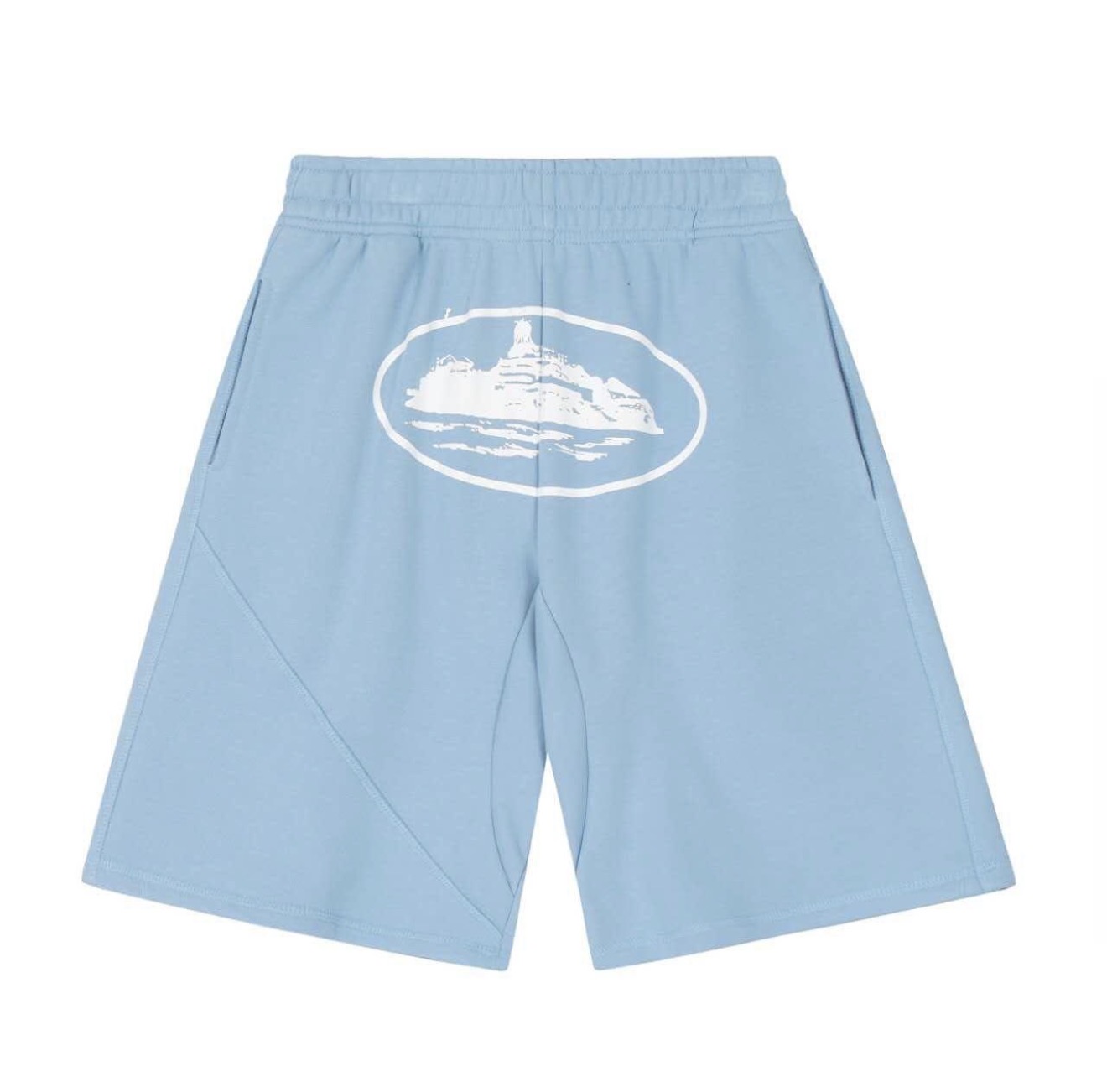 Corteiz island shorts blue