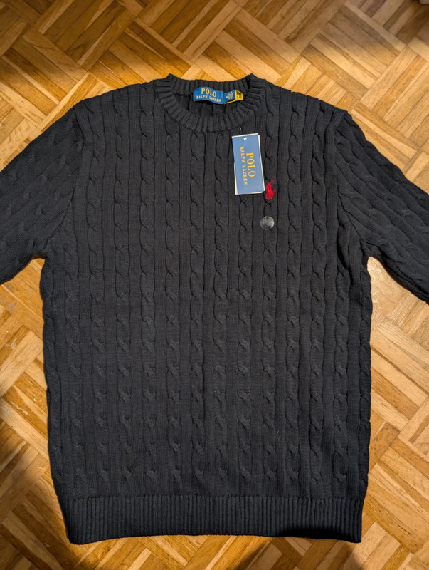 ralph lauren round neck black