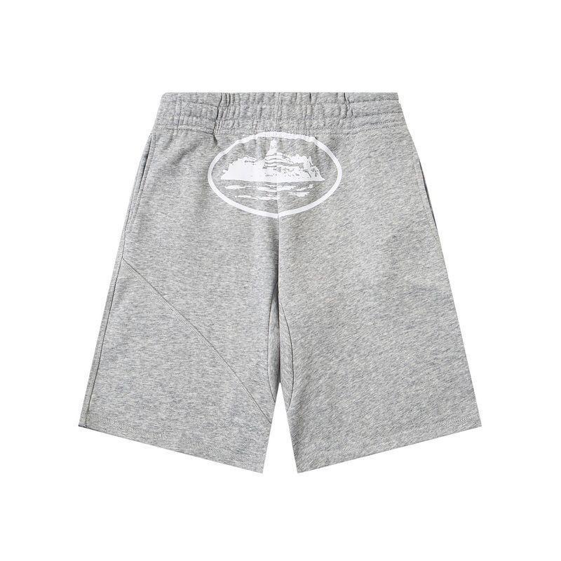 corteiz island with shorts gray