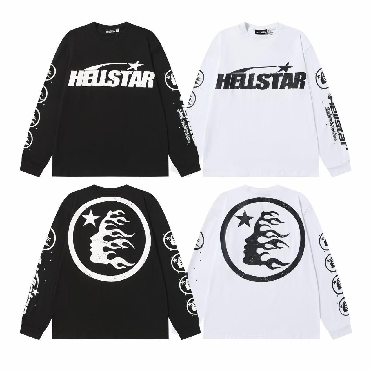 Hellstar sweatshirt black and white