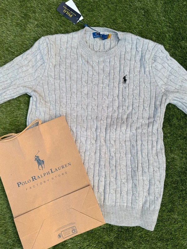 ralph lauren round neck gray