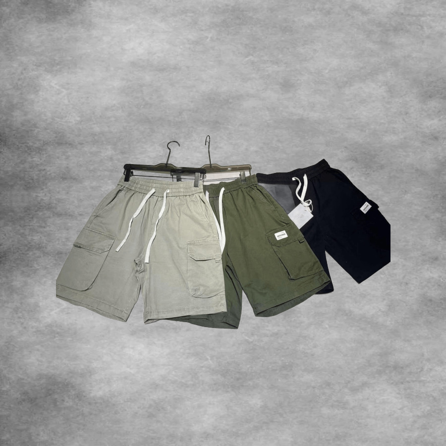 Cargo Shorts Khaki Olive Black