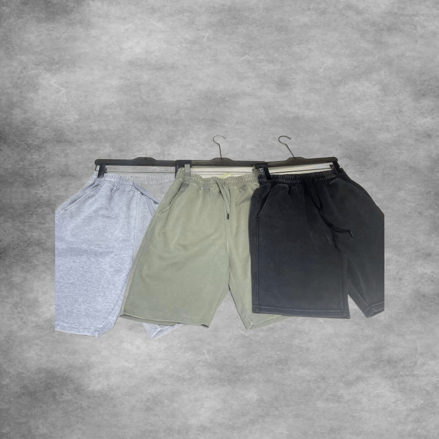 Essential Shorts Grey Olive Black