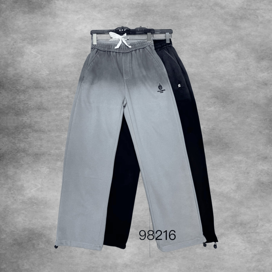 Flame Logo Sweatpants Grey Black