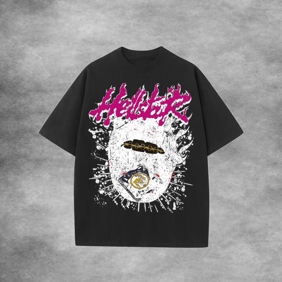 Hellstar Graphic Tee V10 Black Vintage