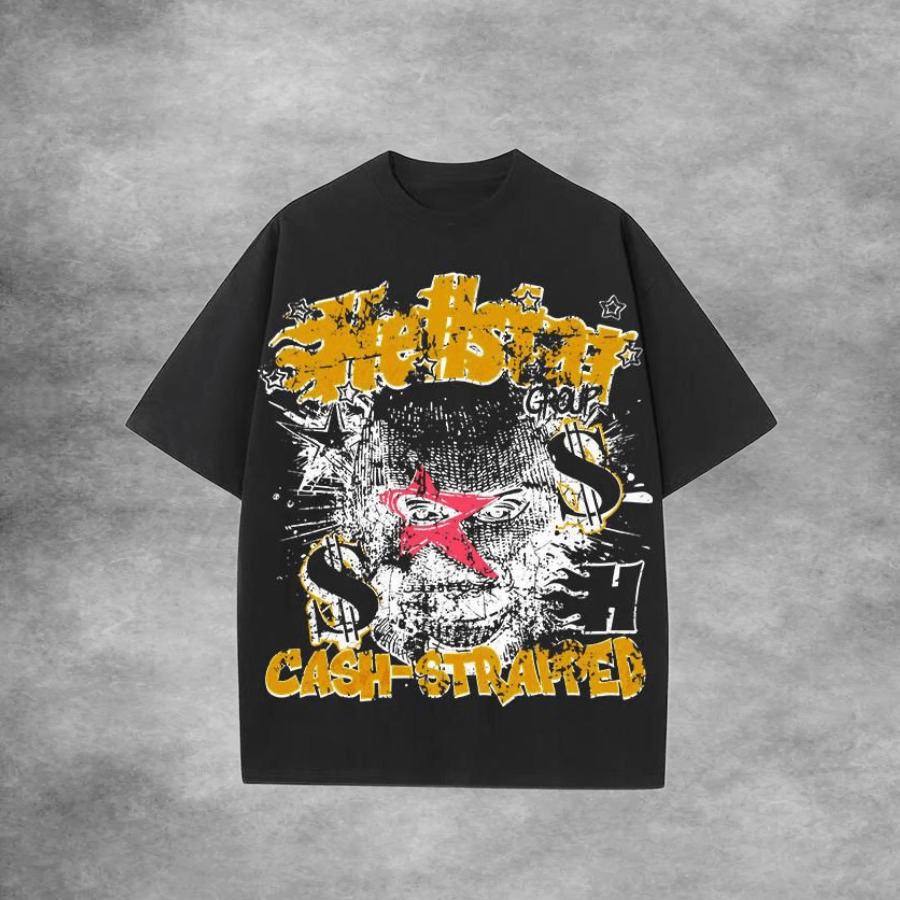 Hellstar Graphic Tee V13 Faded Black