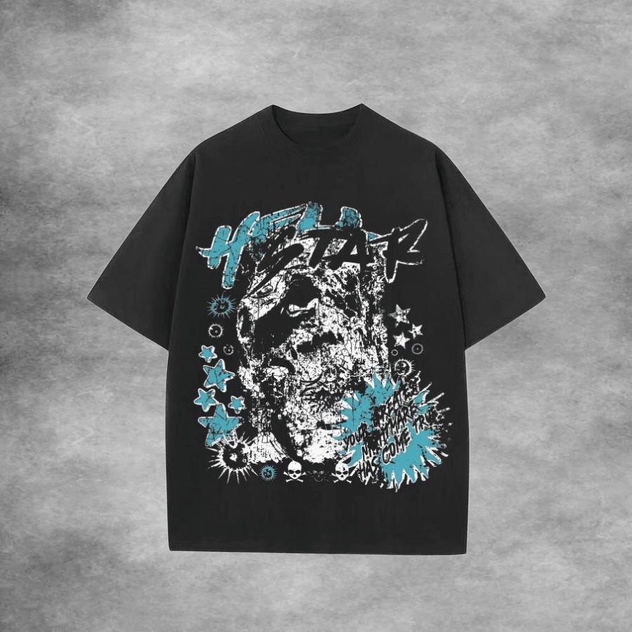 Hellstar Graphic Tee V14 Tan Print