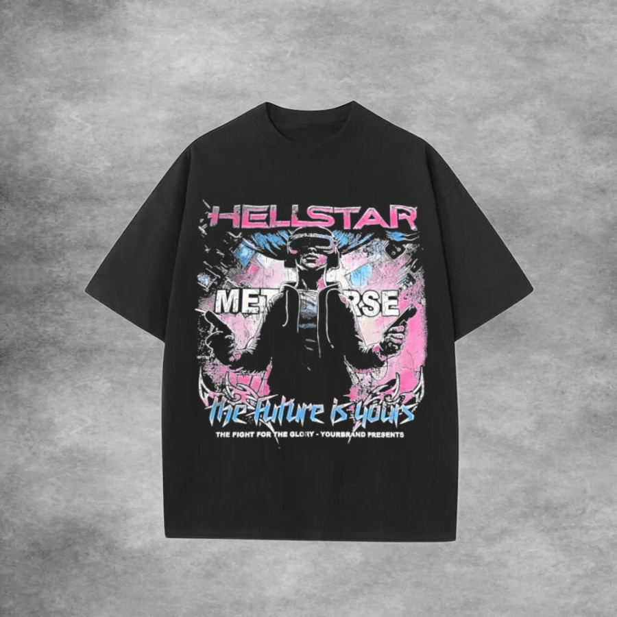 Hellstar Graphic Tee V15 Black Bold