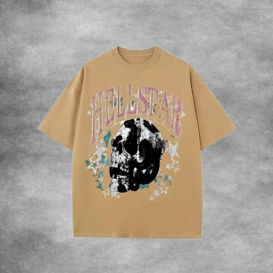 Hellstar Graphic Tee V16 Brown Bold