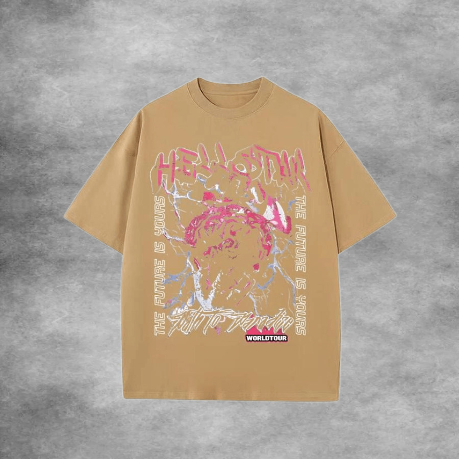 Hellstar Graphic Tee V17 Black Wash