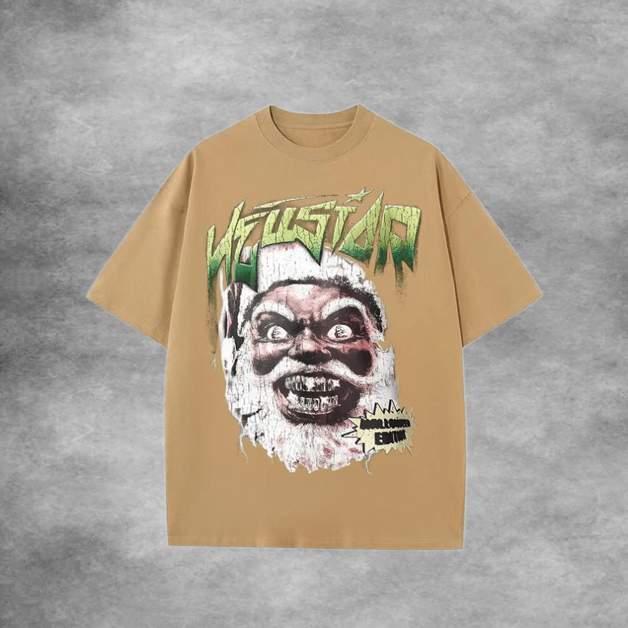 Hellstar Graphic Tee V6 Brown Print