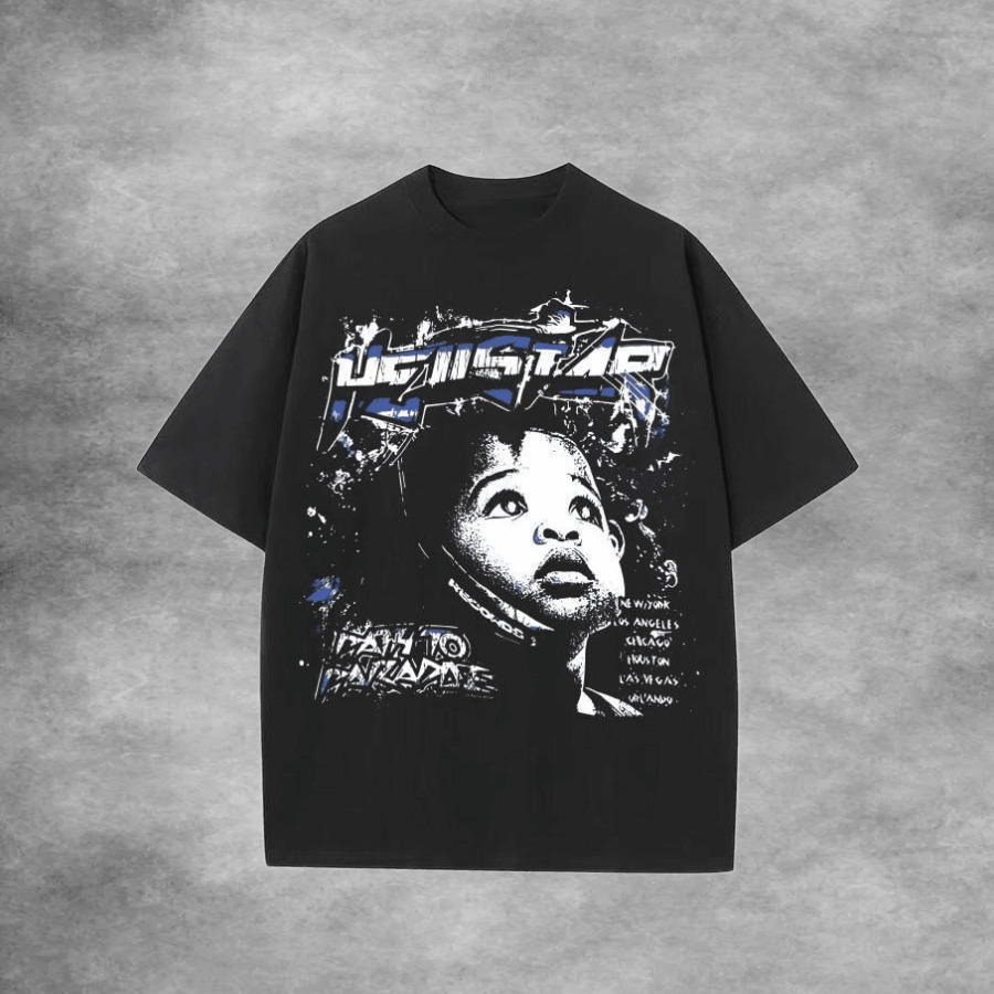 Hellstar Graphic Tee V9 Tan Vintage