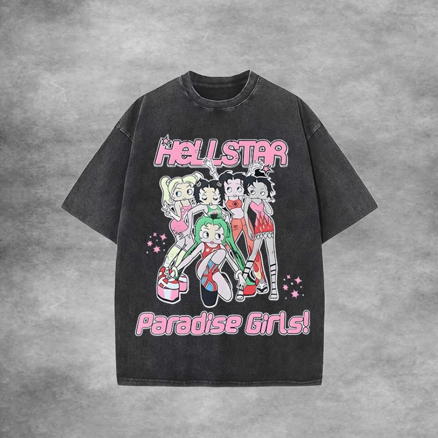 Hellstar Paradise Girls Washed Black