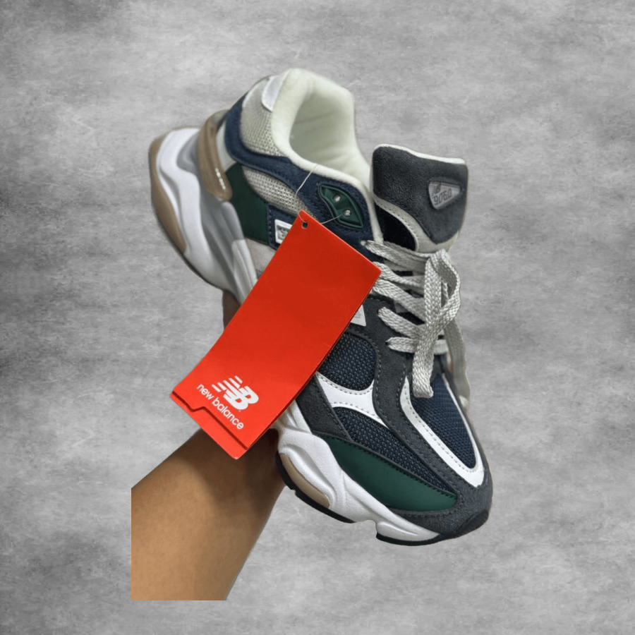 New Balance 9060 Navy Green Grey