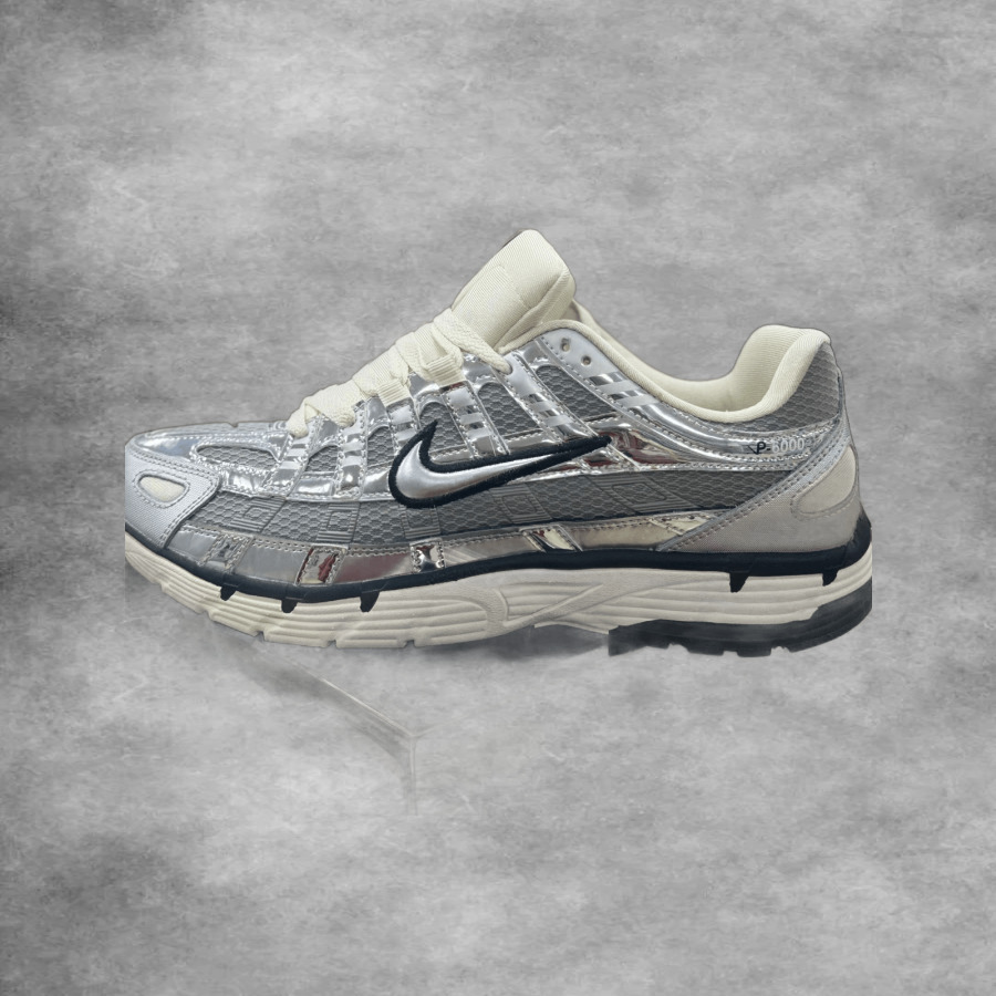 Nike P-6000 Metallic Silver Cream