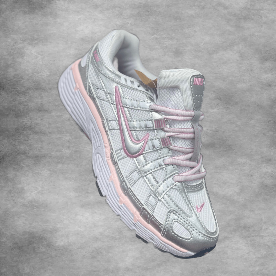 Nike P-6000 White Silver Pink
