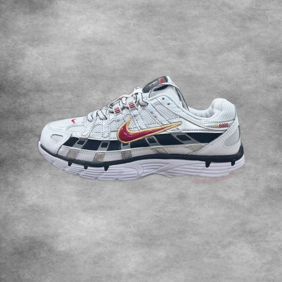 Nike P-6000 White Red Gold