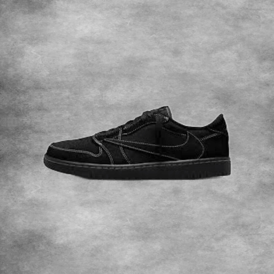 Travis Scott x Jordan 1 Low Black Phantom